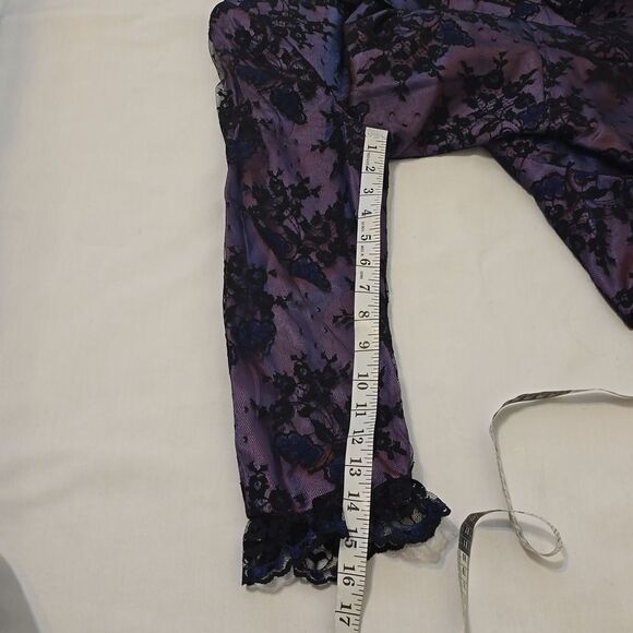 Orna Farho Paris Lace vintage Blazer size 44T (Large US) - Picture 8 of 11